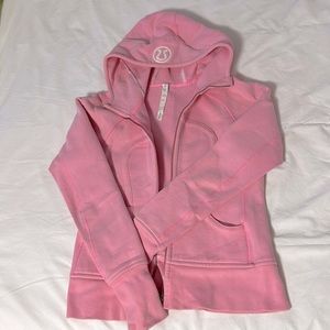 Pink Lululemon scuba hoodie